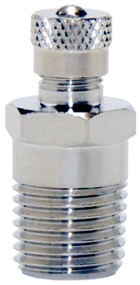 Water Source Air Valve, Chrome & Zinc-Plated, 1/8-In.
