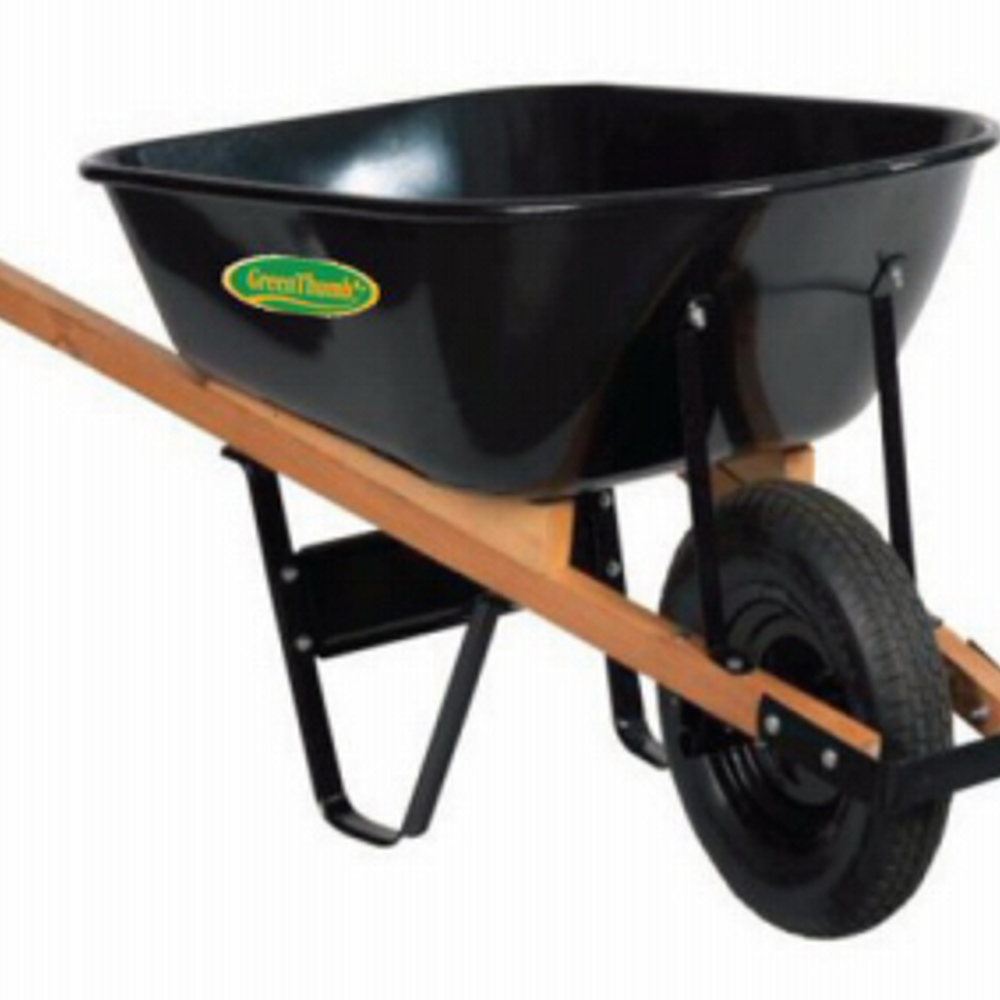 Green Thumb, Poly Wheelbarrow, 6cu ft