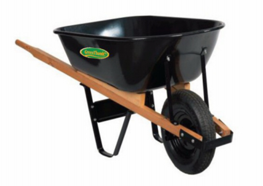 Green Thumb, Poly Wheelbarrow, 6cu ft