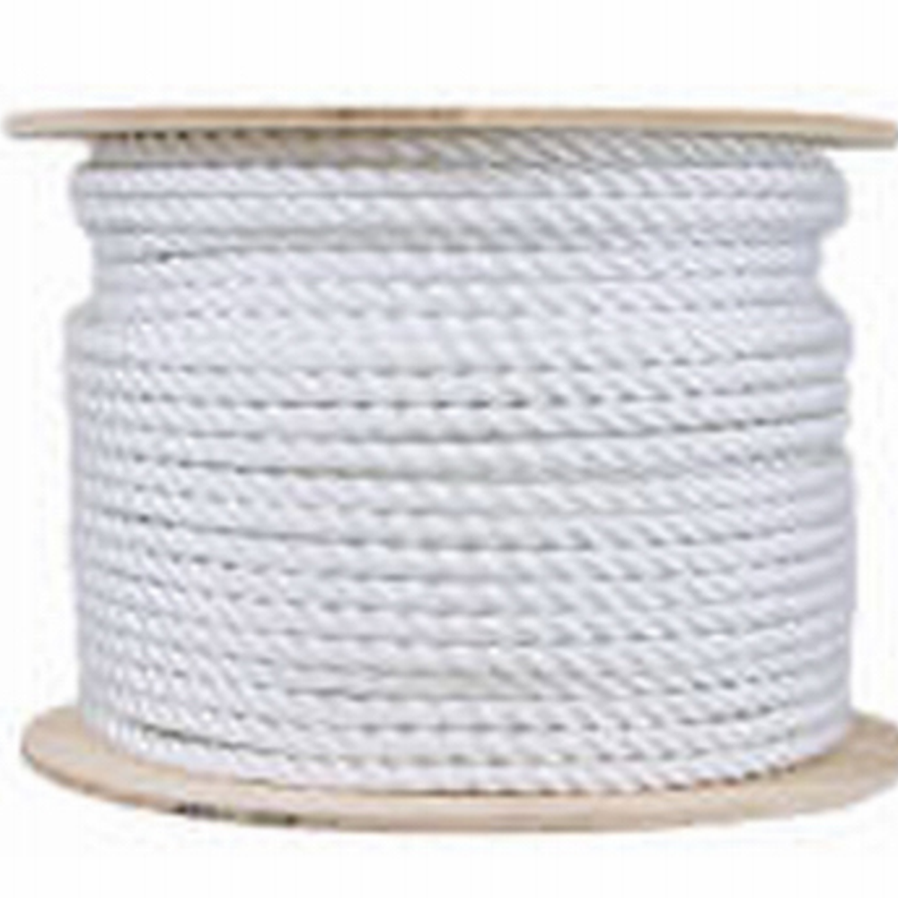 Rope, Twisted Cotton, Natural, 3/8-In, Per ft.