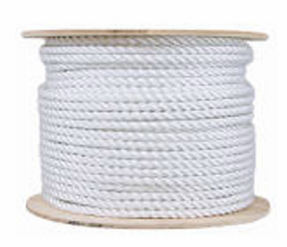 Rope, Twisted Cotton, Natural, 3/8-In, Per ft.