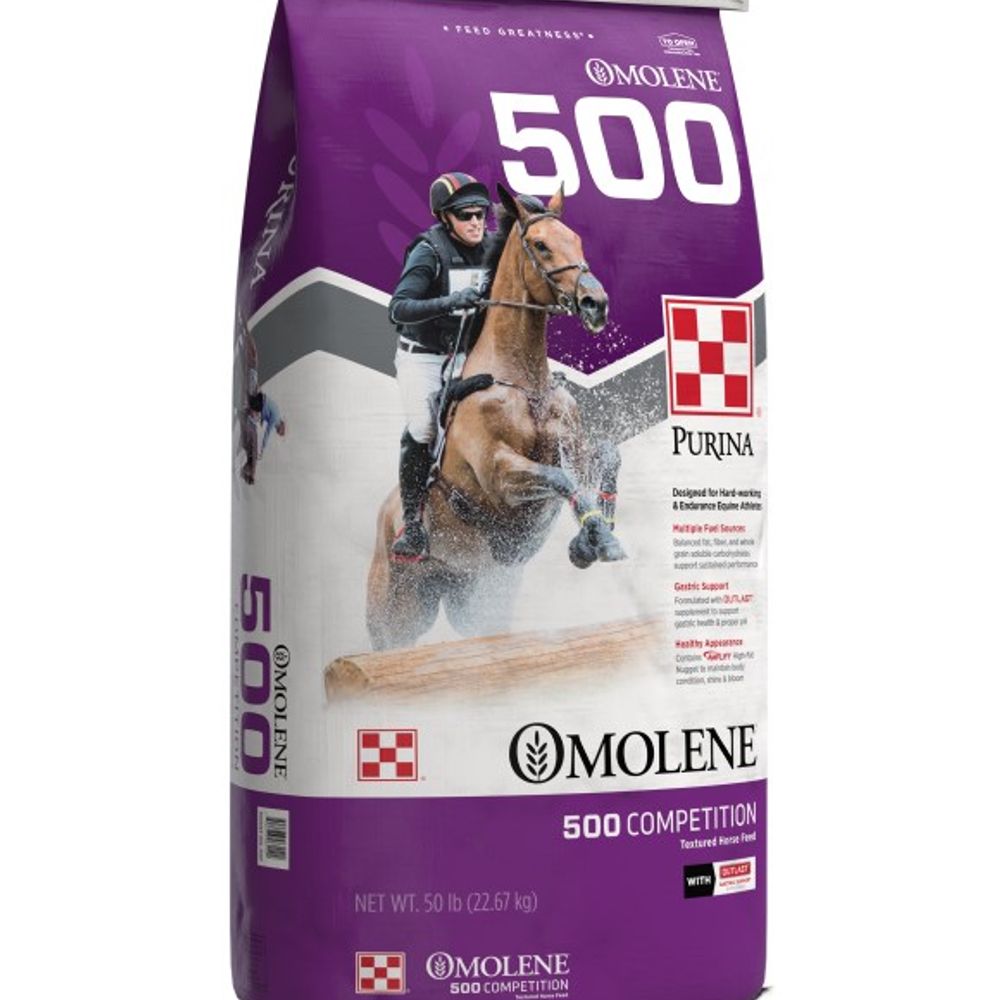 Purina, Omolene 500 Competition Horse Feed, 50 lb