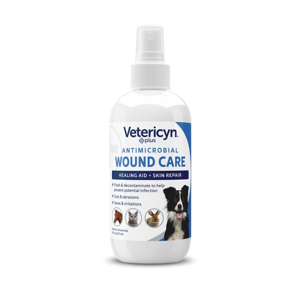 Vetericyn, Plus Antimicrobial All Animal Wound & Skin Care, 8 oz