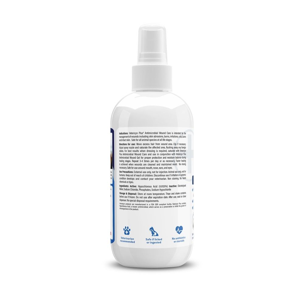 Vetericyn, Plus Antimicrobial All Animal Wound & Skin Care, 8 oz