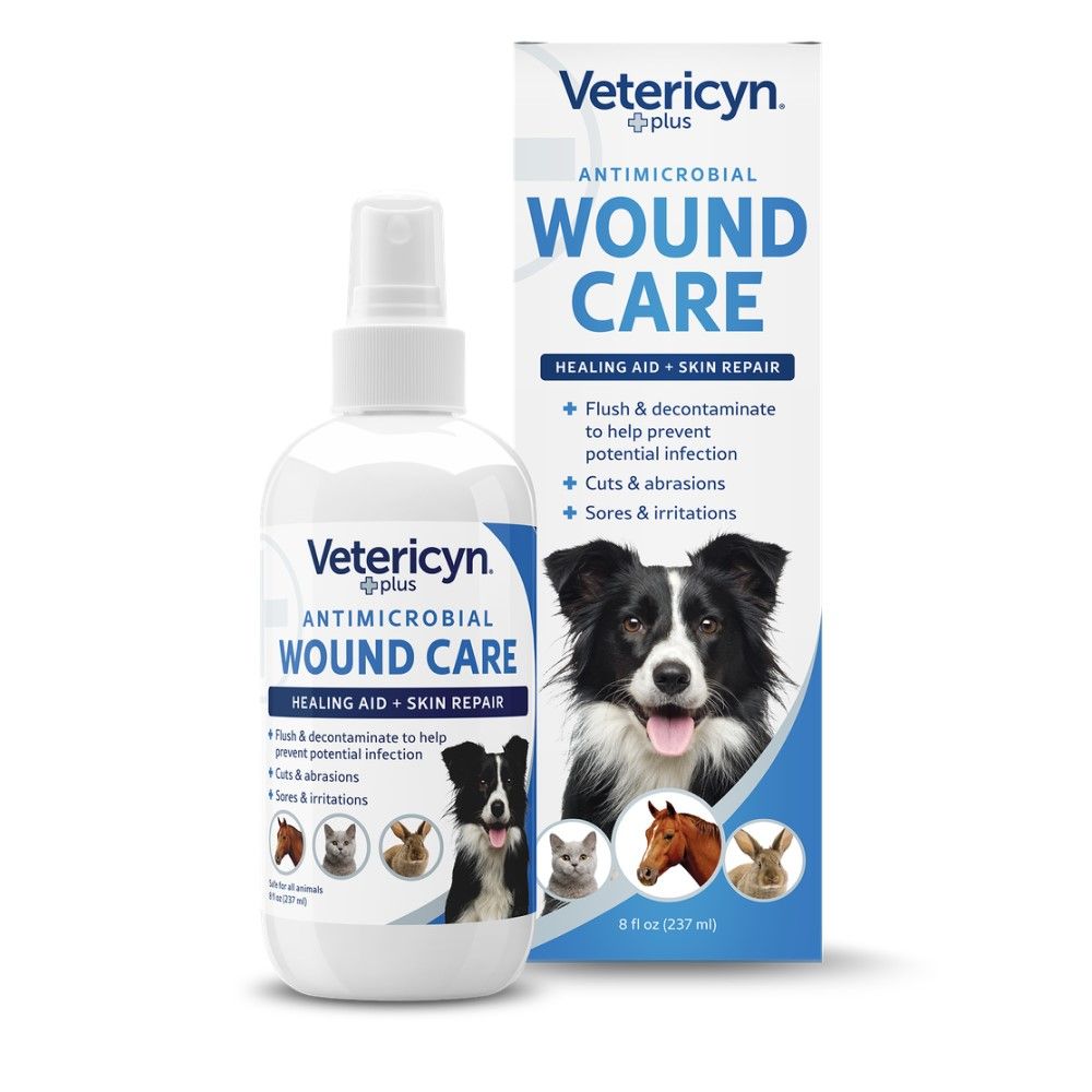 Vetericyn, Plus Antimicrobial All Animal Wound & Skin Care, 8 oz