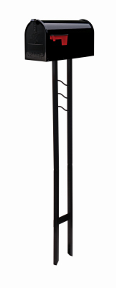 Gibraltar Mailbox To Go, All-In-One Mailbox & Post, Black
