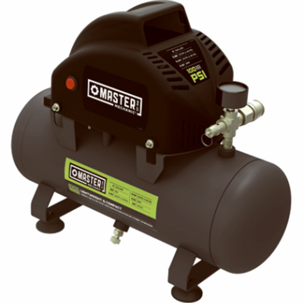 Master Mechanic, 100 Max PSI Portable Air Compressor, 2 gal