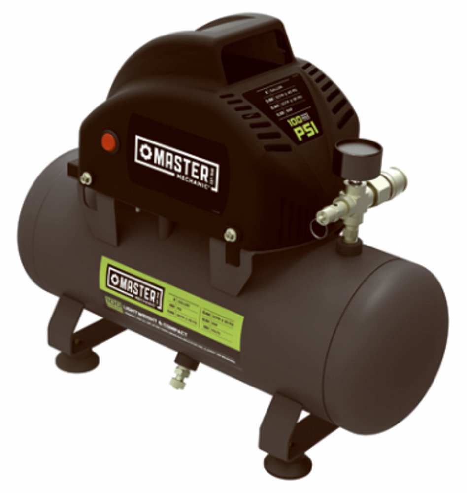 Master Mechanic, 100 Max PSI Portable Air Compressor, 2 gal