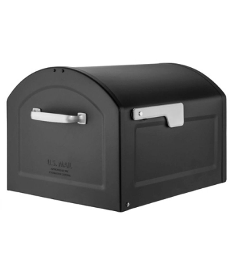 Architectural Mailboxes Centennial Post-Mount Mailbox, Black, Extra Large