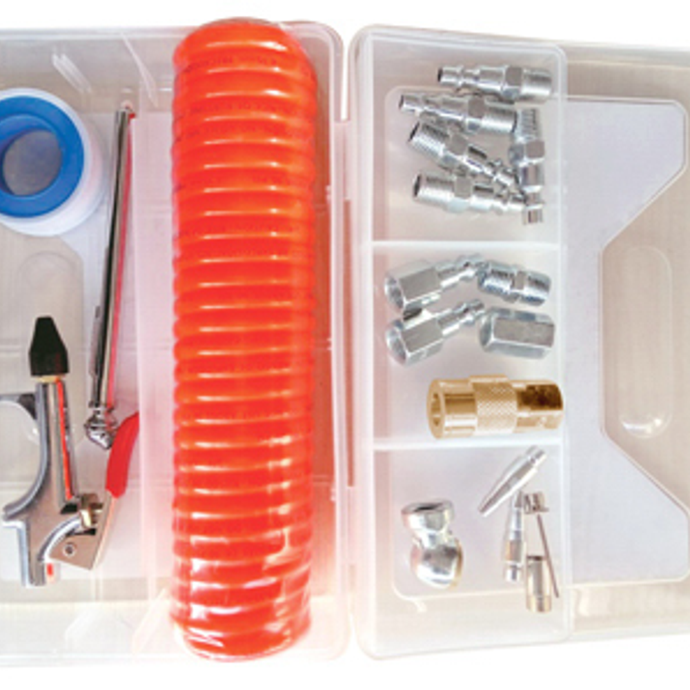Master Mechanic Air Accessory Kit With Case, 19-Pc.