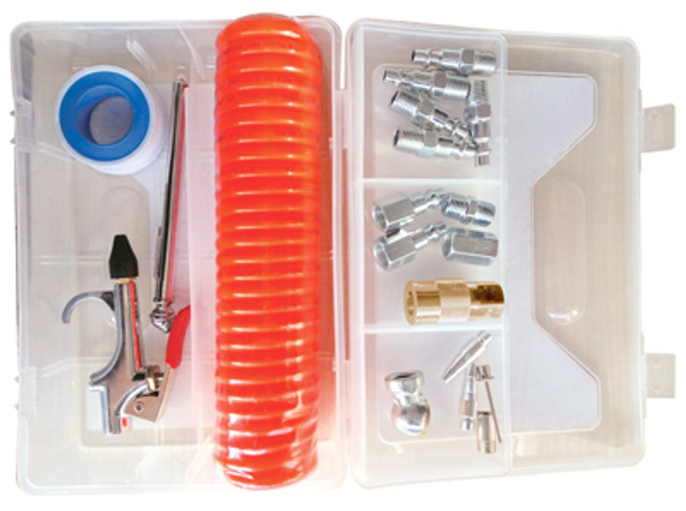 Master Mechanic Air Accessory Kit With Case, 19-Pc.