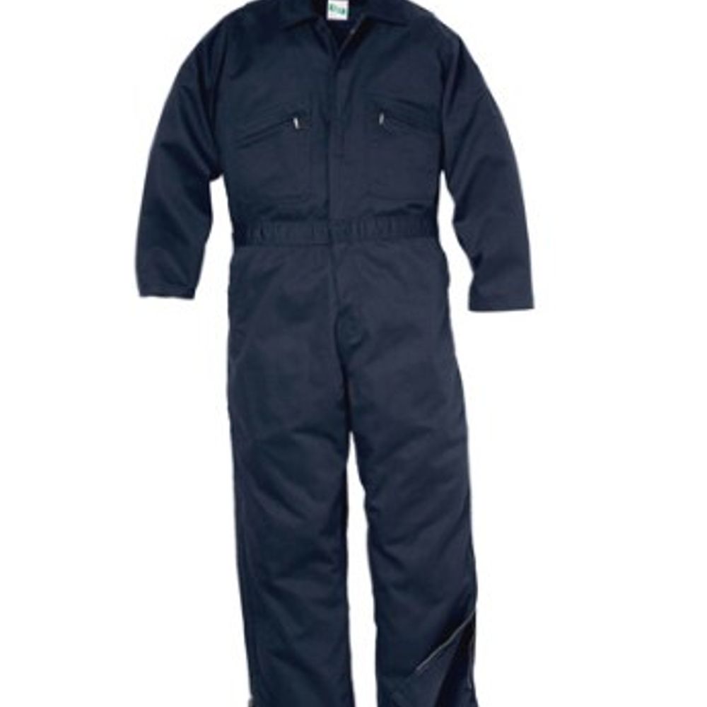 Key, Men's Blue Twill Long Sleeve Coveralls, 995.41