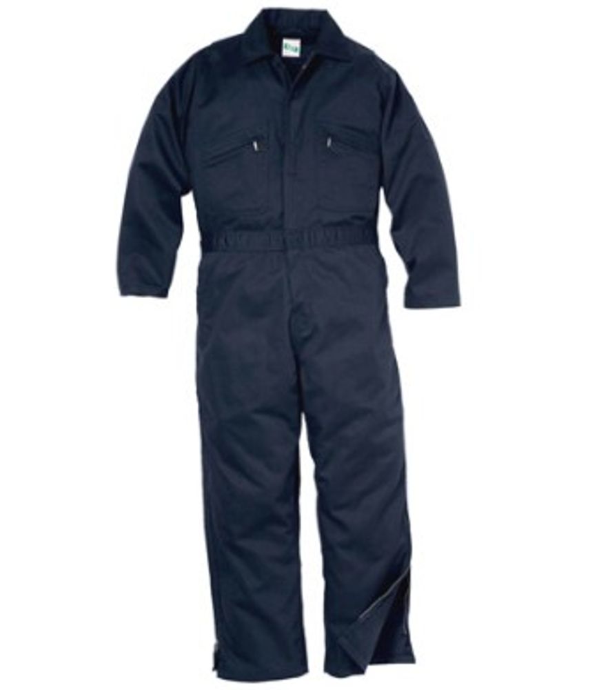 Key, Men's Blue Twill Long Sleeve Coveralls, 995.41