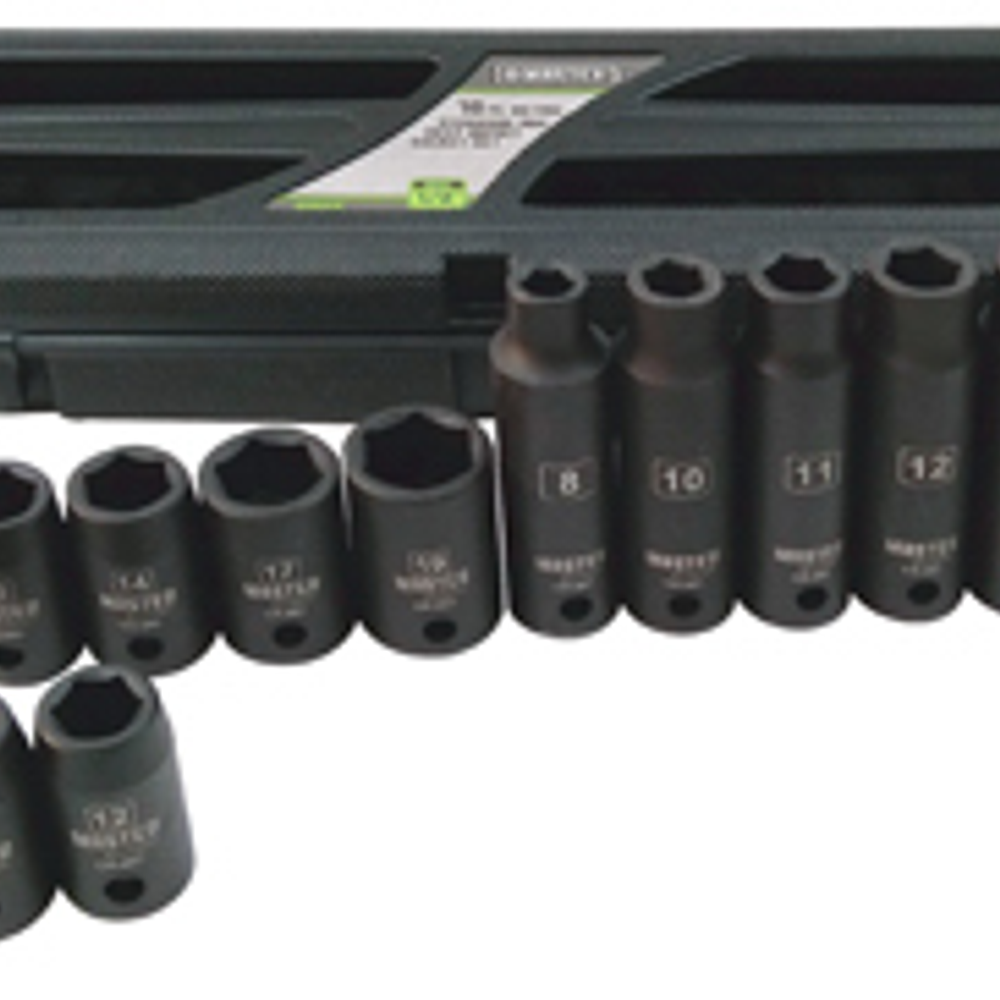 Master Mechanic Metric Socket Set, 16-Pc.