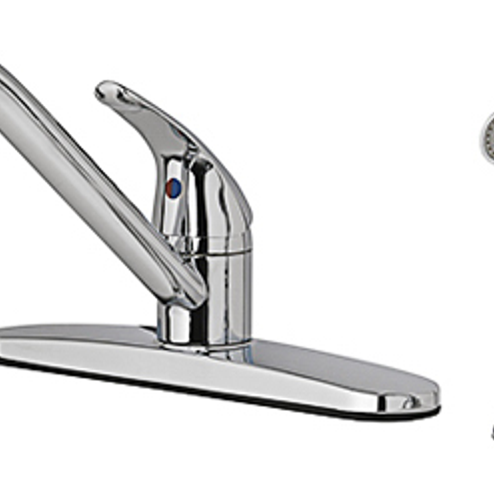 HomePointe Kitchen Faucet With Spray, Single Lever, Chrome