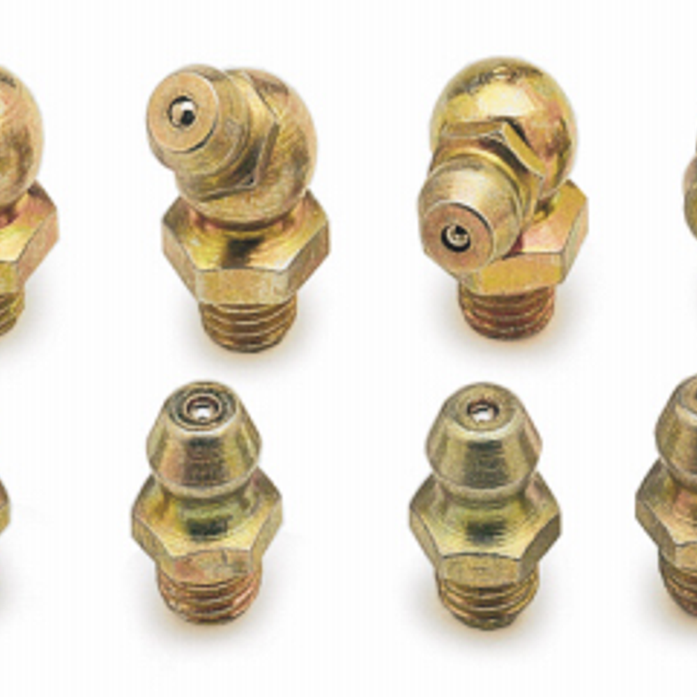 Wilmar Metric Grease Fitting Set, 6mm x 1 Thread, 8-Pc.