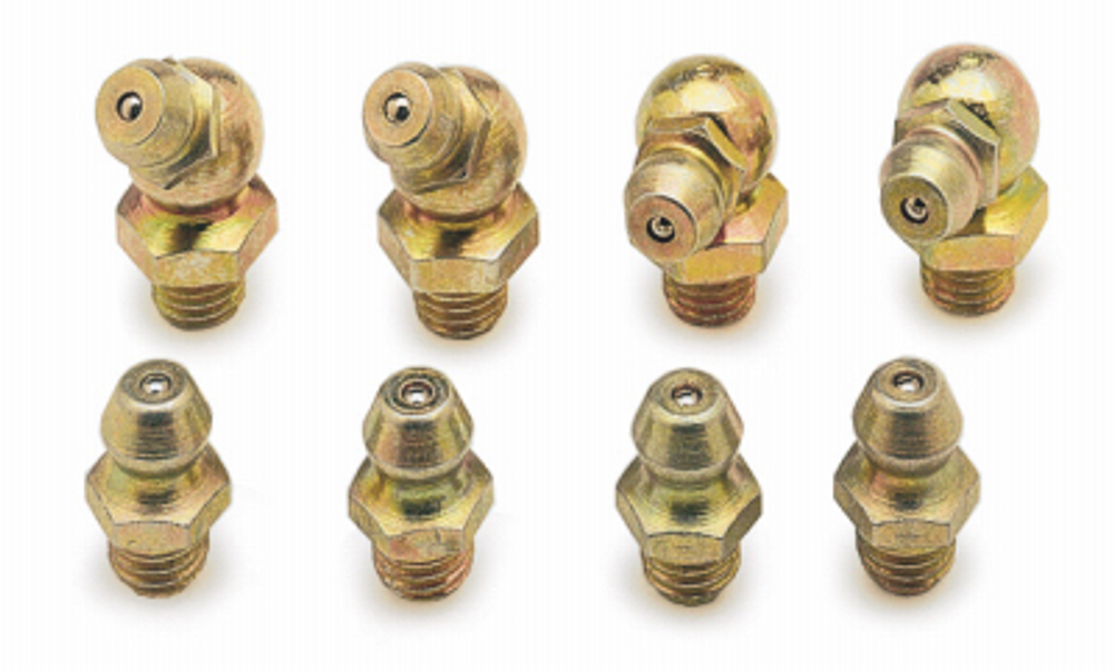 Wilmar Metric Grease Fitting Set, 6mm x 1 Thread, 8-Pc.
