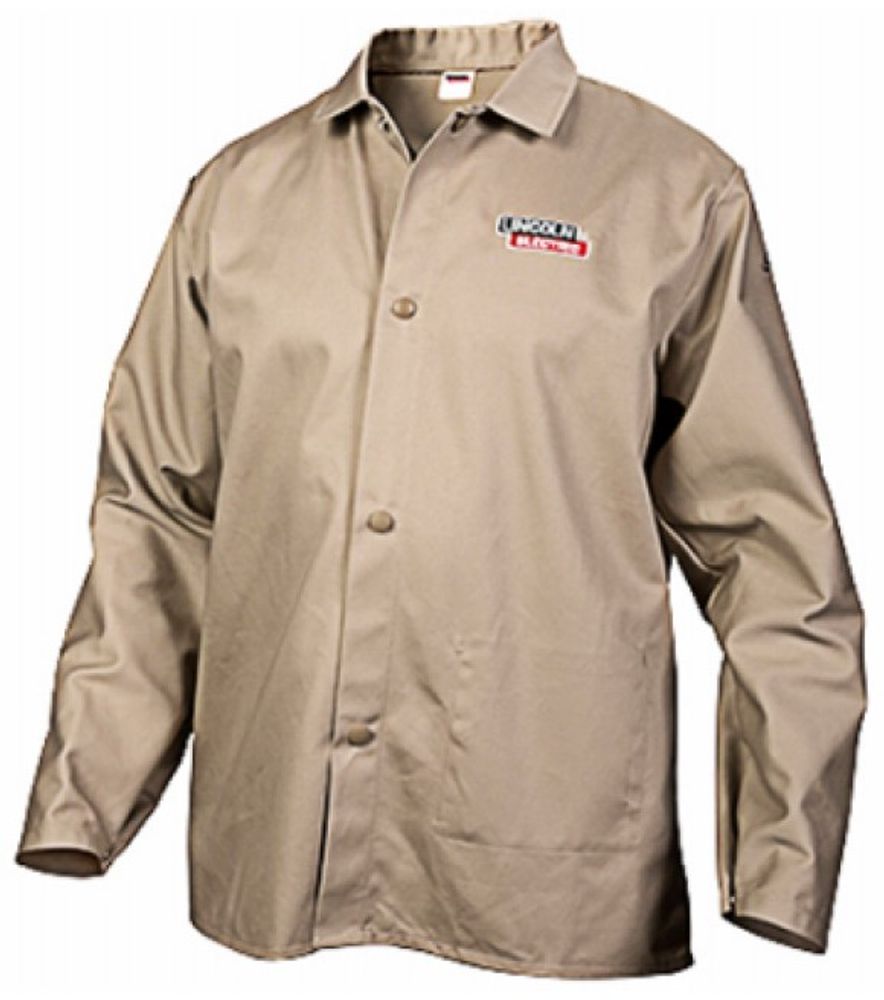 Lincoln Electric, Khaki Fire Resistant Welding Shirt - XL Lincoln Electric, Khaki Fire Resistant Welding Shirt - XL