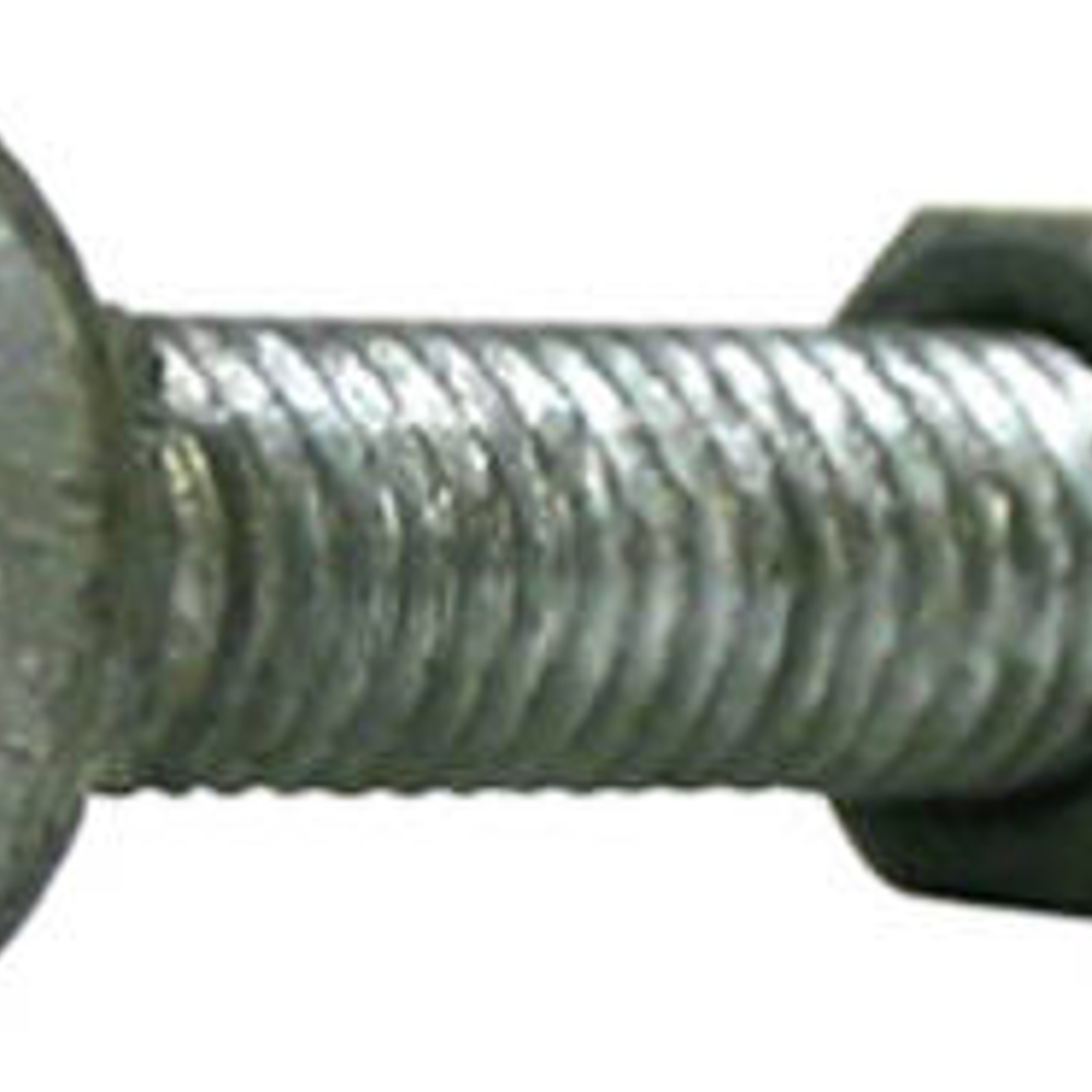 Galvanized Chain Link Fitting Carriage Bolt With Nut, 20-Pk., 5/16 x 1-1/4-In.