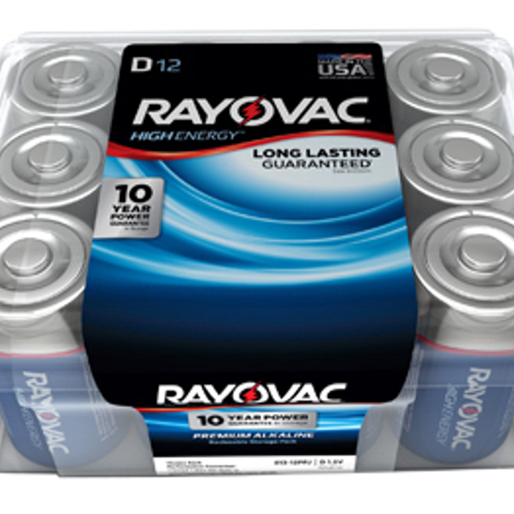 Rayovac 12-Pack D Maximum Alkaline Pro Pack Batteries