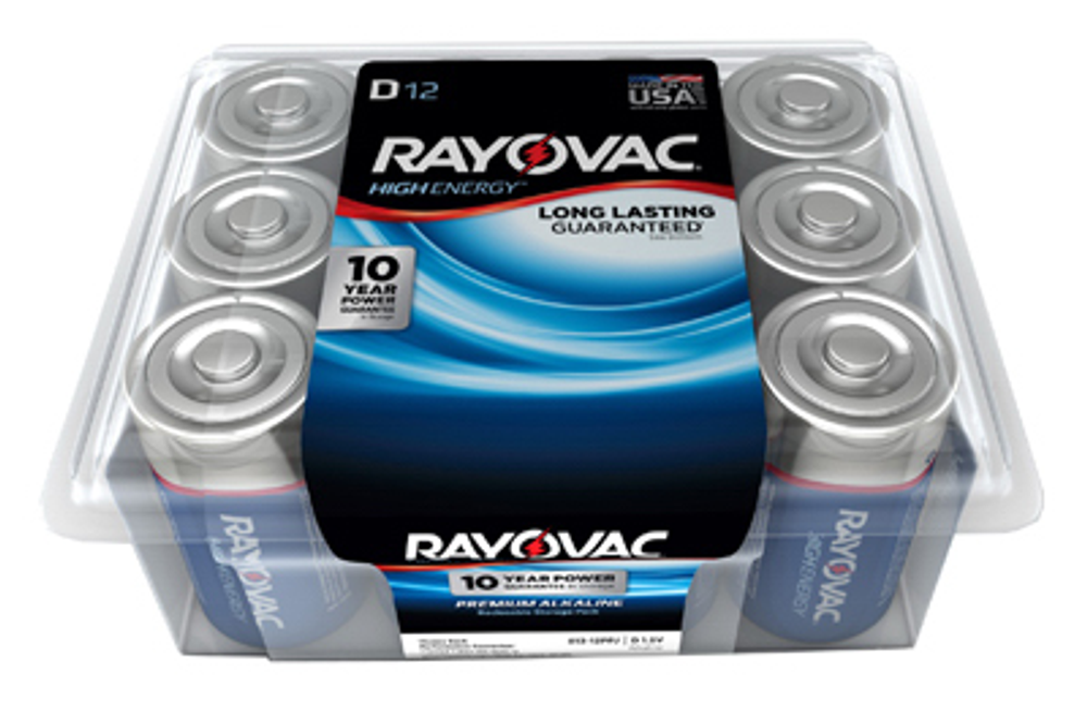 Rayovac 12-Pack D Maximum Alkaline Pro Pack Batteries