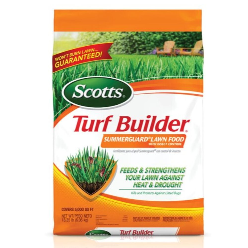 Scotts, Turf Builder SummerGuard Lawn Food with Insect Control, 5,000 sq. ft. coverage