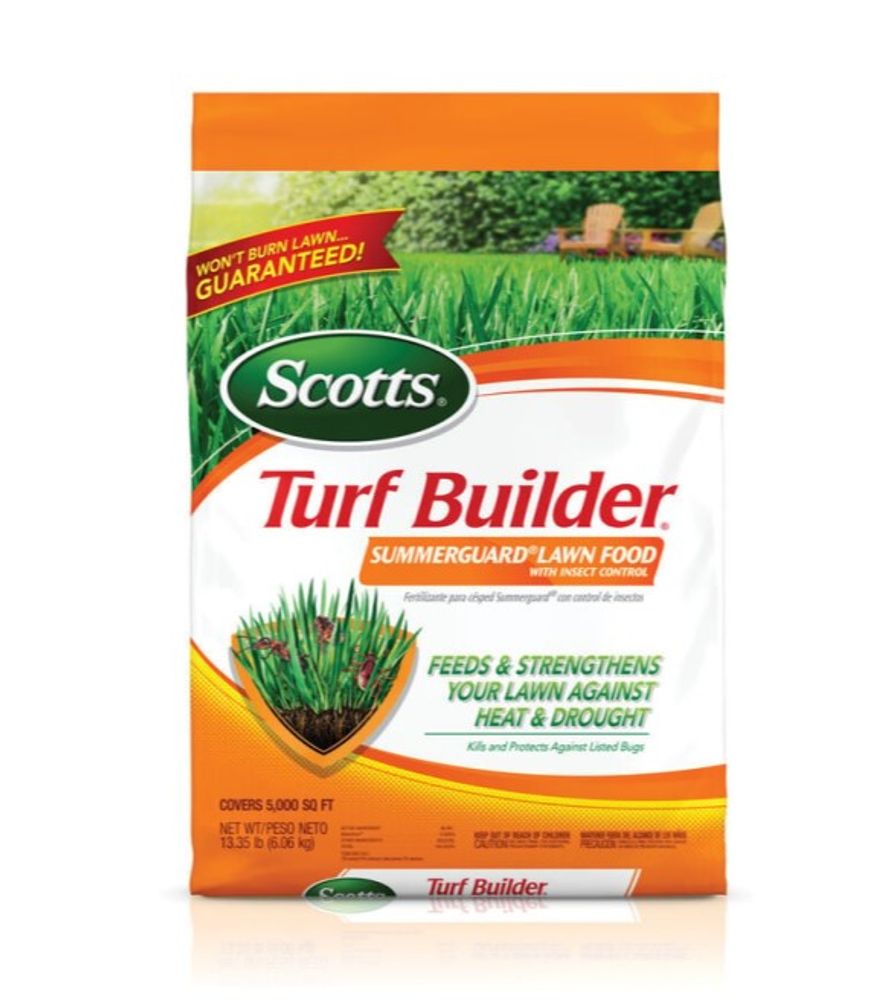Scotts, Turf Builder SummerGuard Lawn Food with Insect Control, 5,000 sq. ft. coverage