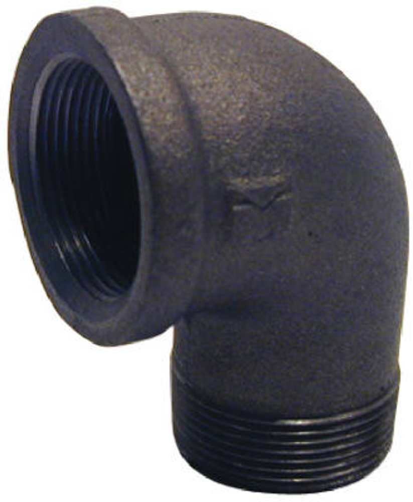 Black Pipe Street Elbow, 90 Degree, .75-In.