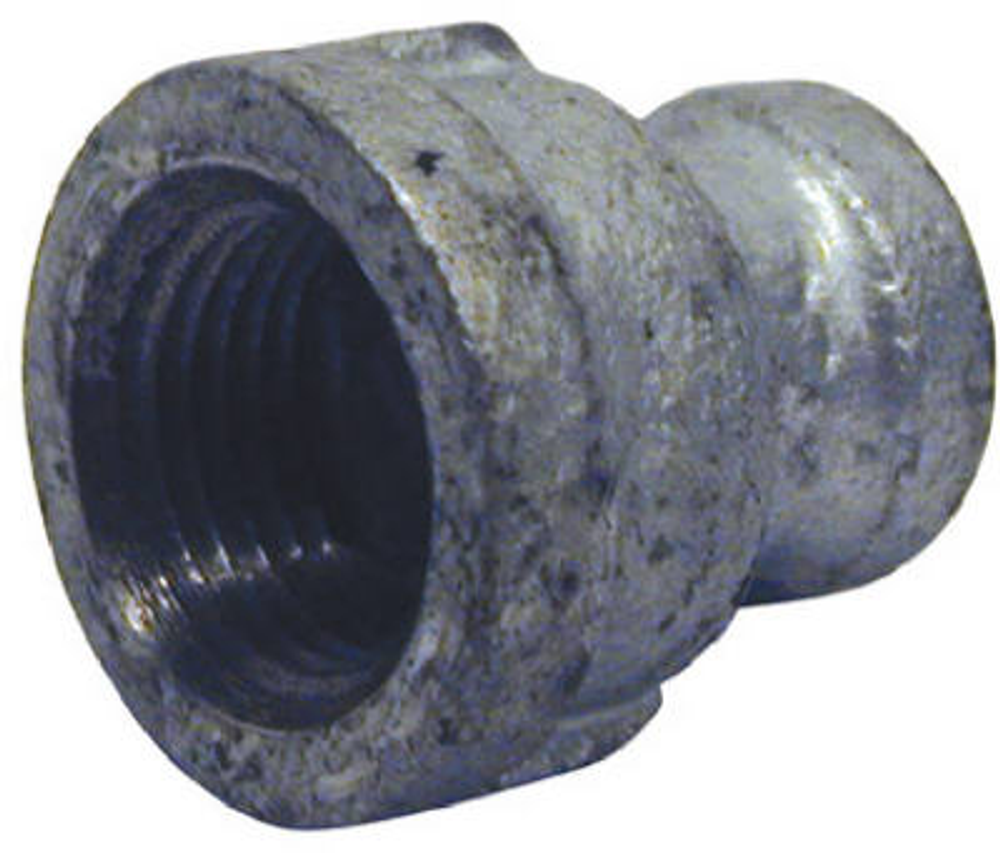 Pipe Fittings, Galvanized Reducing Coupling, 3/8 x 1/4-In.