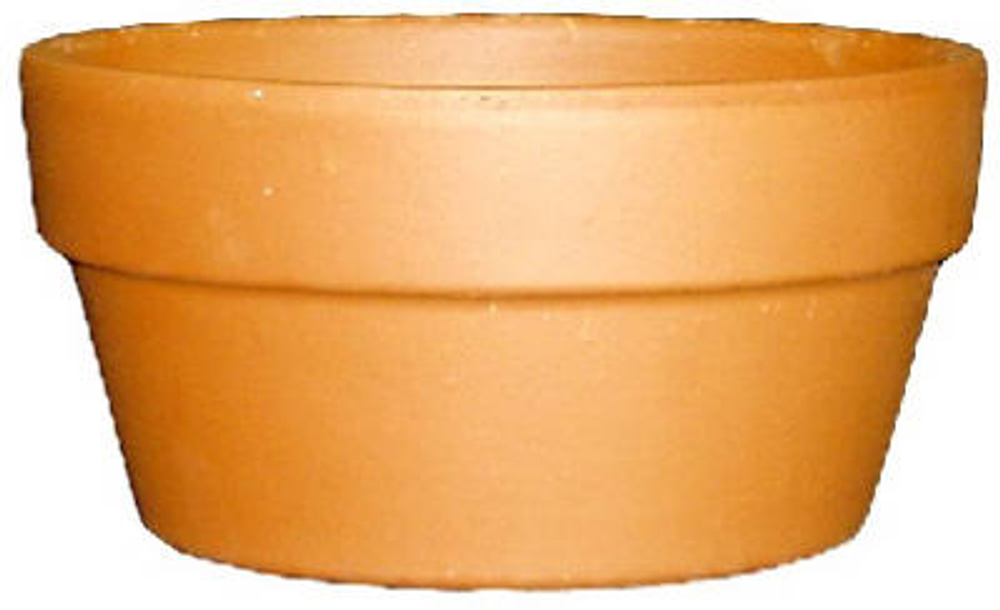 Deroma Terra Cotta Bulb Pan Pot, 8-In.