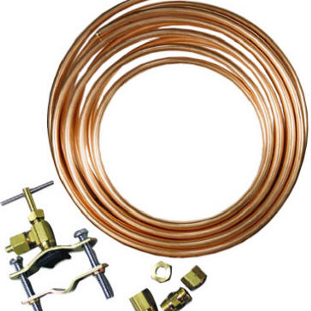 Homewerks Worldwide Copper Ice Maker Kit, .25-In. x 25-Ft.