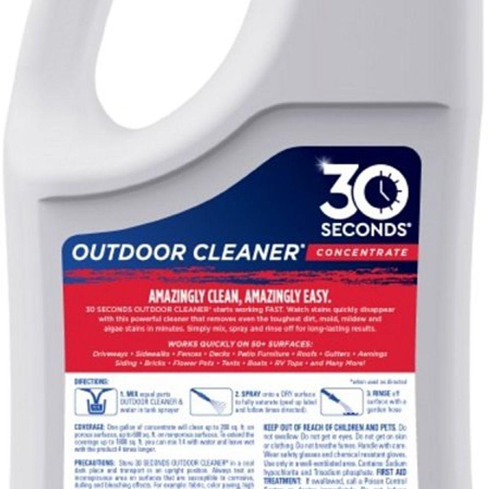 30 Seconds, Moss & Algae Cleaner, 1 gal