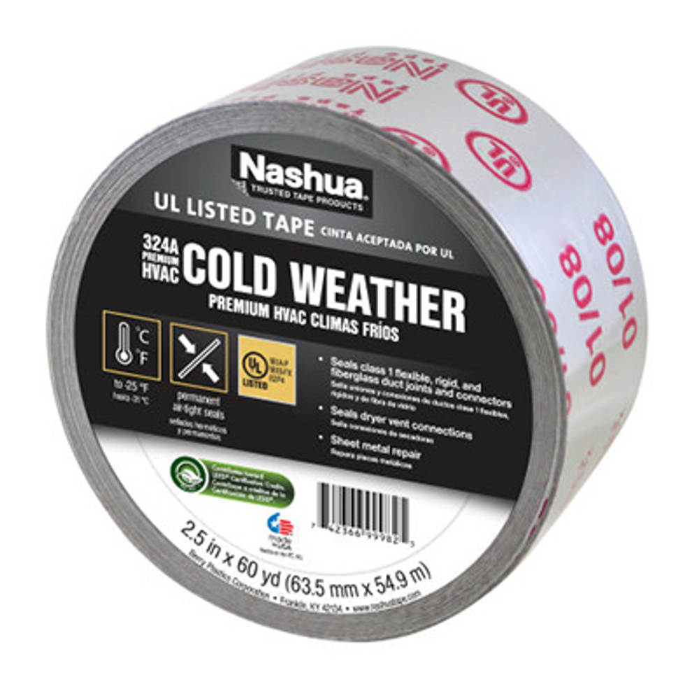 Nashua Foil Tape, Silver, 2.5-In. x 60-Yd.