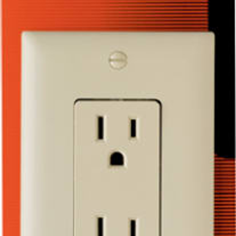 Legrand - Pass & Seymour Ivory 2-Pole 3-Wire Grounding  Decorator Duplex Receptacle