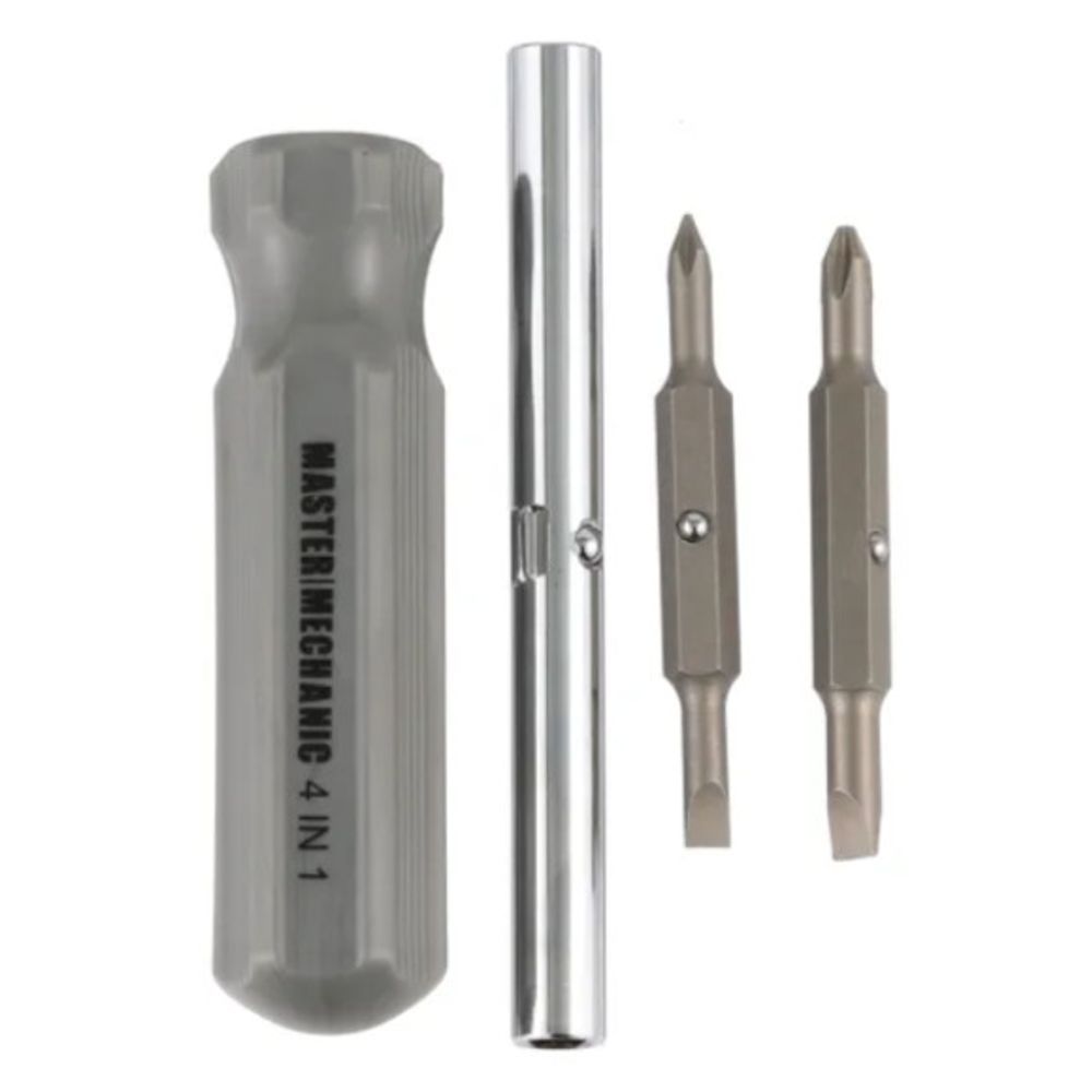 Master Mechanic 4-In-1 Quick Change Multi-Bit Screwdriver