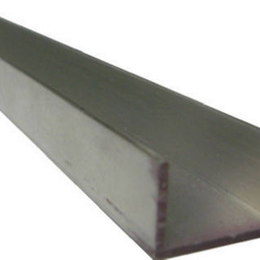 Aluminum Trim Channel, 1/4 x 96-In.