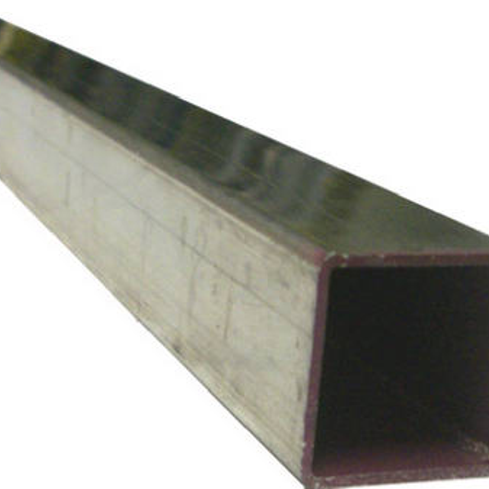 Square Aluminum Tube, 1 x 96-In.