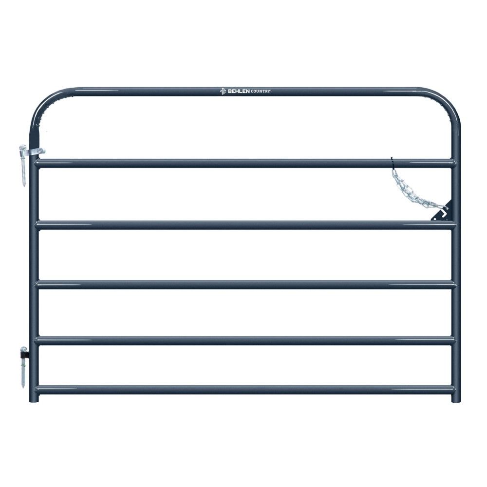 Behlen, 6' Gray Heritage Round Corner Gate