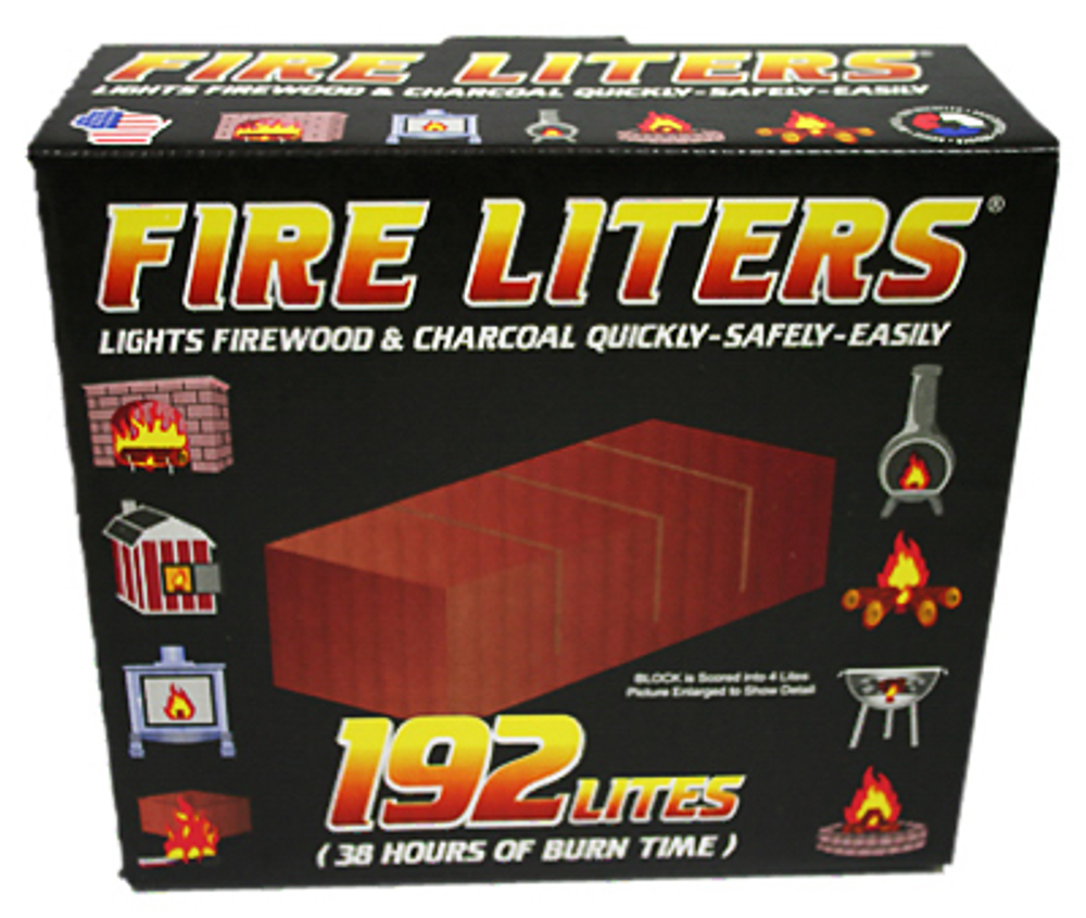 Fire Liters 192 Pack of Fire Lighters