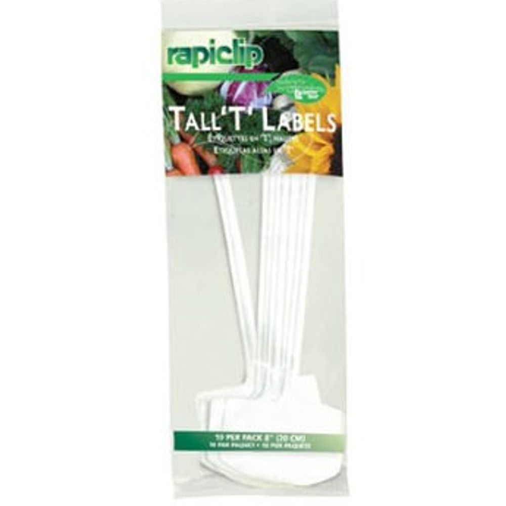 Large "T" Label 8" Plant Marker 10 pk.