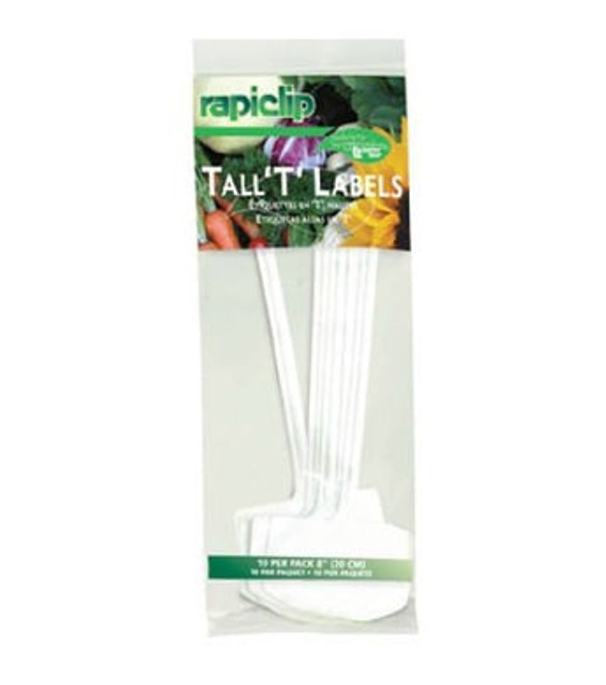 Large "T" Label 8" Plant Marker 10 pk.