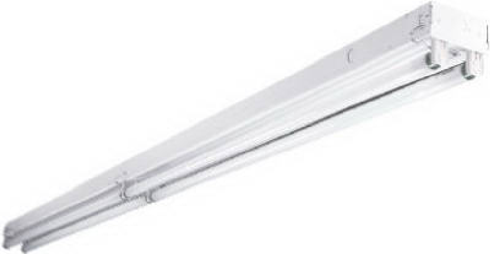 Cooper Lighting Tandem Fluorescent Strip Light, T8, Commercial, 4-Lamp, 8-Ft.