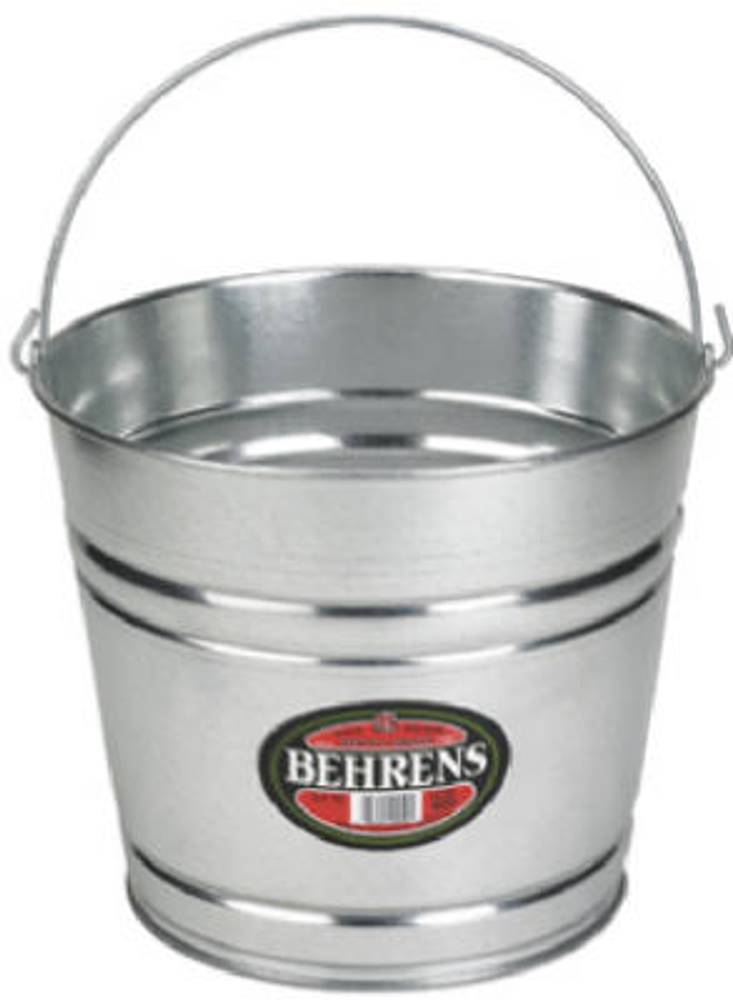 Behrens Galvanized Steel Water Pail, 14-Qt.