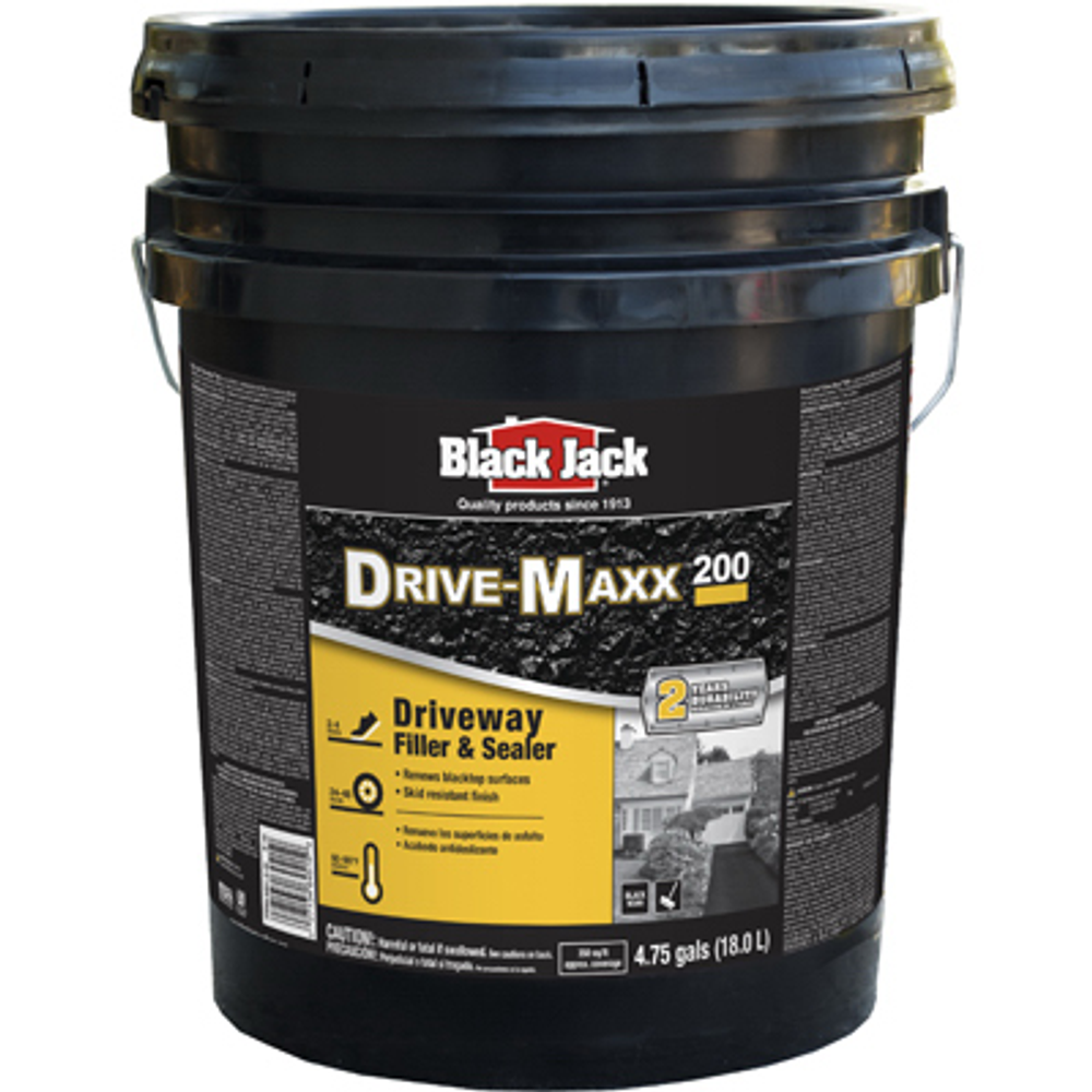 Black Jack, Drive-Maxx 200 Driveway Filler/Sealer, 4.75 gal