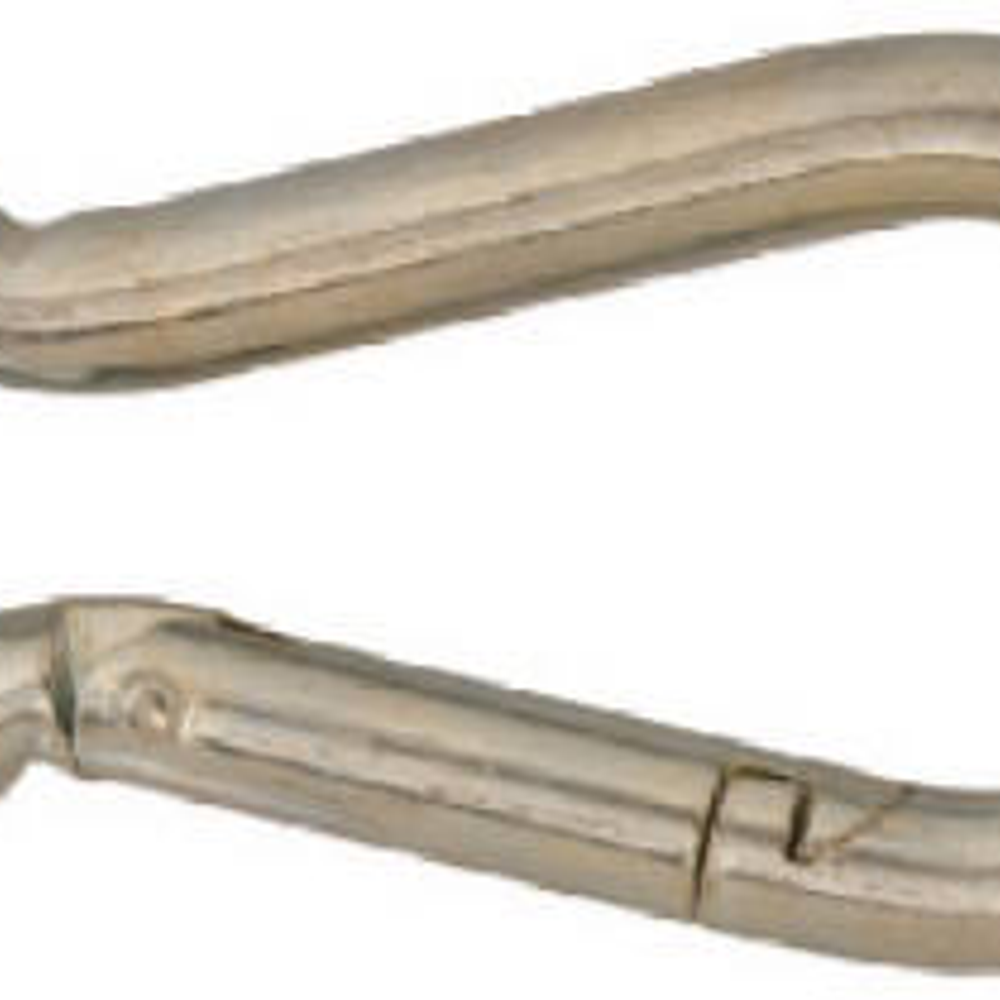 Spring Snap Link, Zinc Finish, 7/16-In.