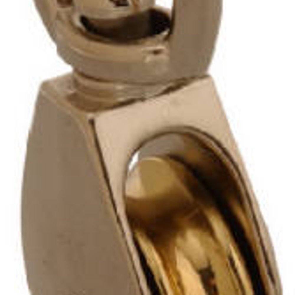 Rope Pulley, Single Swivel Eye, 1-In.