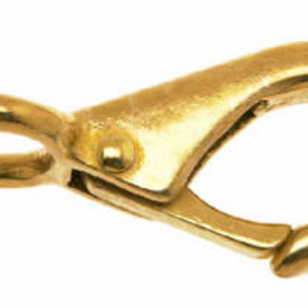 Bronze Rigid Round Eye Quick Snap, 5/8-In.