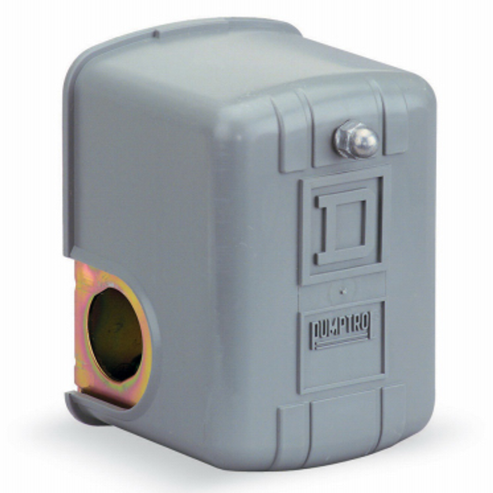 Square D Pressure Switch With Low-Pressure Cut-Off For Electric Water Pump, 20/40 PSI