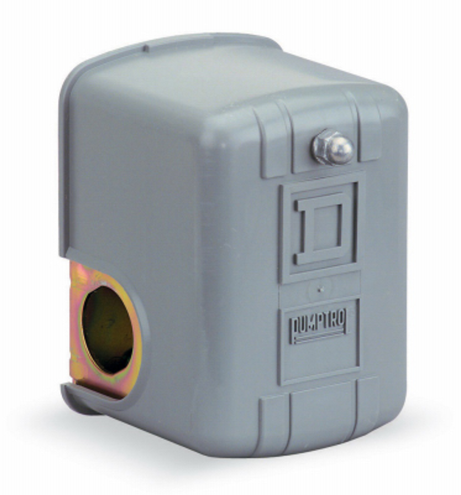 Square D Pressure Switch With Low-Pressure Cut-Off For Electric Water Pump, 20/40 PSI