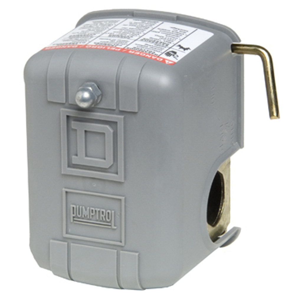 Square D Pressure Switch With Low Pressure Cut-Off For Electric Water Pump, 30/50 PSI
